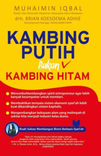 KAMBING PUTIH BUKAN KAMBING HITAM